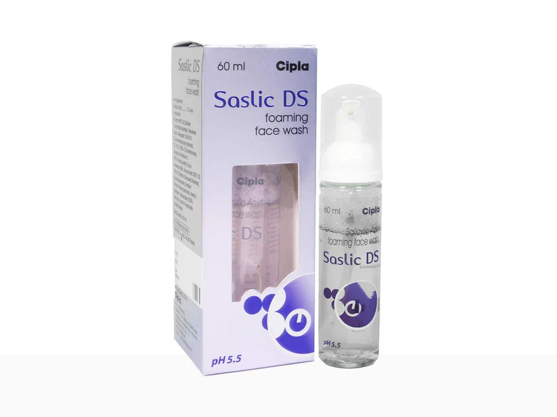 Saslic DS 2% FOAM FACE WASH - Skinovate Beauty
